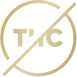 THC FREE* Guaranteed non-detectable THC in all manufactured products